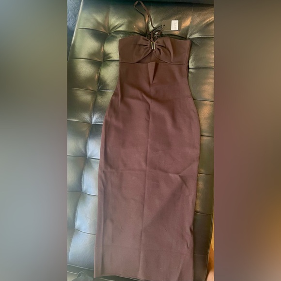 Zeynep Arcay brown midi dress - Picture 10 of 11